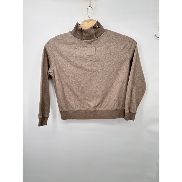 Varley  pullover sweatshirt peached  Marl athleisure minimalist Small ling sleev - Picture 1 of 13